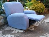 //Poilsio Relax Supamas Odinis Fotelis-reglainer/