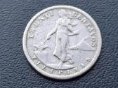 20 centavų 1938m. Filipinai sidabras 750 - nuotraukos Nr. 2