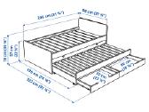Ikea lova jaunuoliui - nuotraukos Nr. 3