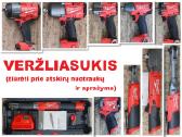 Milwaukee veržliasukis daug modelių
