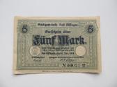 5 markės , Bad Kissingen Vokietija , 1918