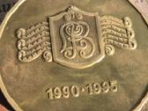 Lietuvos bankas stalo medalis 1990 - 1995 - nuotraukos Nr. 3