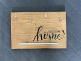 Raktų kabykla Hand made su užrašu “Welcmome home