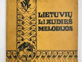 Knyga Lietuvių liaudies melodijos, 1938m