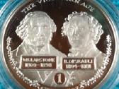 Moneta Gibraltar 2001m. 1 krona, sidabras(.925)