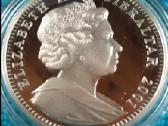 Moneta Gibraltar 2001m. 1 krona, sidabras(.925) - nuotraukos Nr. 2