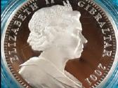 Moneta Gibraltar 2001m. 1 krona, sidabras(.925) - nuotraukos Nr. 2