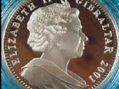 Moneta Gibraltar 2001m. 1 krona, sidabras(.925) - nuotraukos Nr. 2