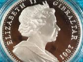 Moneta Gibraltar 2001m. 1 krona, sidabras(.925) - nuotraukos Nr. 2
