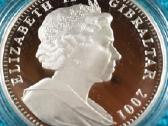 Moneta Gibraltar 2001m. 1 krona, sidabras(.925) - nuotraukos Nr. 2