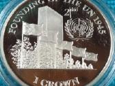 Moneta I.o.m. 2000m. 1 krona, sidabras(.925)
