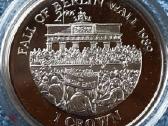 Moneta Isle of Man 2000m. 1 krona, sidabras(.925)