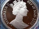 Moneta Isle of Man 2000m. 1 krona, sidabras(.925) - nuotraukos Nr. 2