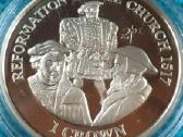 Moneta Isle of Man 1998m. 1 krona, sidabras(.925)