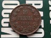 Suomija 10 pennia 1915
