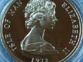 Moneta Isle of Man 1972m. 1 krona, sidabras(.925) - nuotraukos Nr. 2