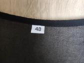 Juodas peršviečiamas moteriškas švarkelis be sagų - nuotraukos Nr. 4