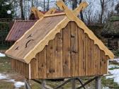 Šulinio stogelis apdaila natūralios medienos - nuotraukos Nr. 3