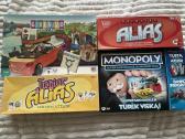 Alias, junior alias, gyvenimo žaidimas, monopolis