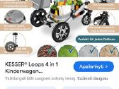 Vežimėlis vaikams 3 in 1