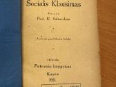 Socialis Klausimas 1921 m.