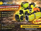 Benzininiai elektros generatoriai 179.99€ Akcija!