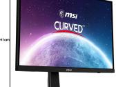 Naujas 24'' Msi Curved Gaming 180hz 1 m/s - nuotraukos Nr. 3