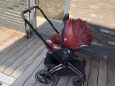 Cybex E-priam V4 vežimas 3in1 Rose Gold - nuotraukos Nr. 4