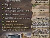 Juodžemis-durpžemis,žvyras ,skalda,atsijos,akmenuk