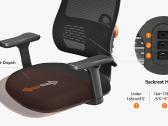 „Newtral Magic H003“ ergonomiška biuro kėdė . - nuotraukos Nr. 12