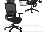 Flexispot ergonominė ir sulankstoma biuro kėdė - nuotraukos Nr. 5