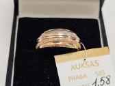 Auksinis žiedas - 155 Eur.