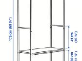 Drabužių kabykla Ikea Grfjället - nuotraukos Nr. 2