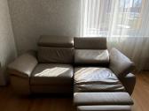 Odinė 2 dalių sofa su reglaineriu - nuotraukos Nr. 3