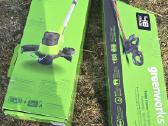 Naujas Greenworks sodo komplektas