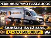 Perkraustymo paslaugos, šiukšlių išvežimas 24/7
