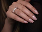 14k žiedas su sertifikuotais 2.05 ct. deimantais