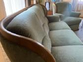Antikvarinė sofa su foteliais
