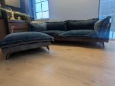 Dizainerinė sofa su pufu (modulinis komplektas) - nuotraukos Nr. 4