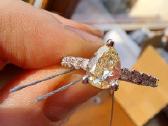 Aukso žiedas su deimantais (1,15ct) - nuotraukos Nr. 14