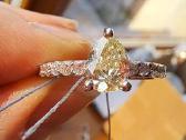 Aukso žiedas su deimantais (1,15ct) - nuotraukos Nr. 16