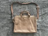 Naujas natūralios odos krepšys / portfelis (Unisex