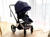 Cybex Priam Lux Deep Black/frame Rose Gold 2in1