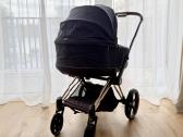 Cybex Priam Lux Deep Black/frame Rose Gold 2in1 - nuotraukos Nr. 5
