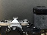 Olympus Om1 + 3 objektyvai