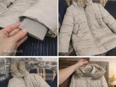 Vero Moda pūkinė striukė su kailiuku