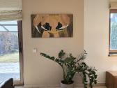 Didelis Ž. Liogės paveikslas 7 drambliai 118x60 cm - nuotraukos Nr. 3