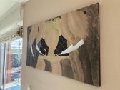 Didelis Ž. Liogės paveikslas 7 drambliai 118x60 cm - nuotraukos Nr. 6