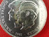 25 Pence 1981moneta. Karališkos vestuvės