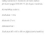 Vaikiškas staliukas ir 2 kėdutės - nuotraukos Nr. 8